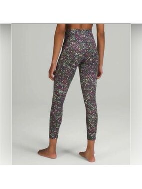 lululemon athletica Purple Multicolor Floral High-Rise Leggings